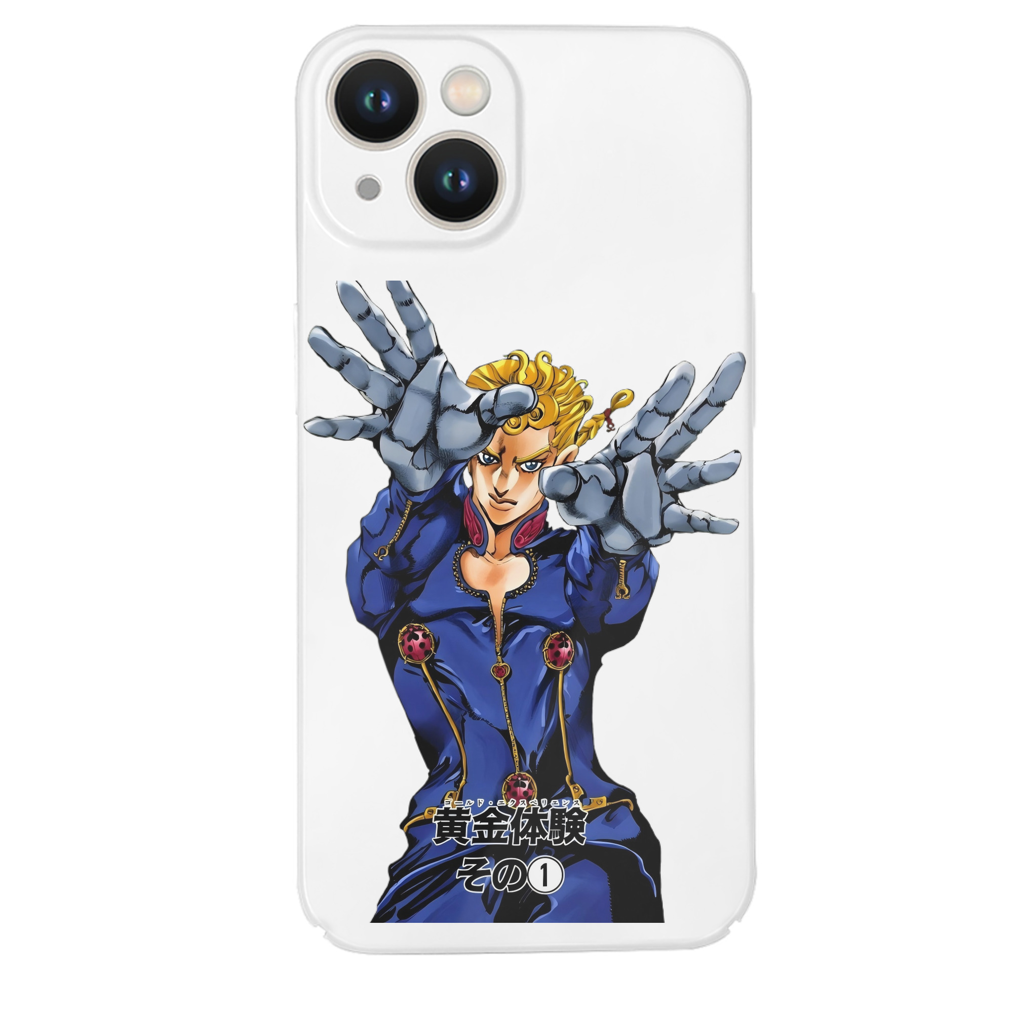 （画像用） ジョジョの奇妙な冒険 ジョルノ?ジョバァーナ JoJo's Bizarre Adventure Giorno Giovanna 【iPhone 14シリーズ対応】ハードケース